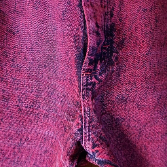 Wrangler Vintage Red Acid Wash Cotton High Rise Western Jeans - Picture 9 of 16